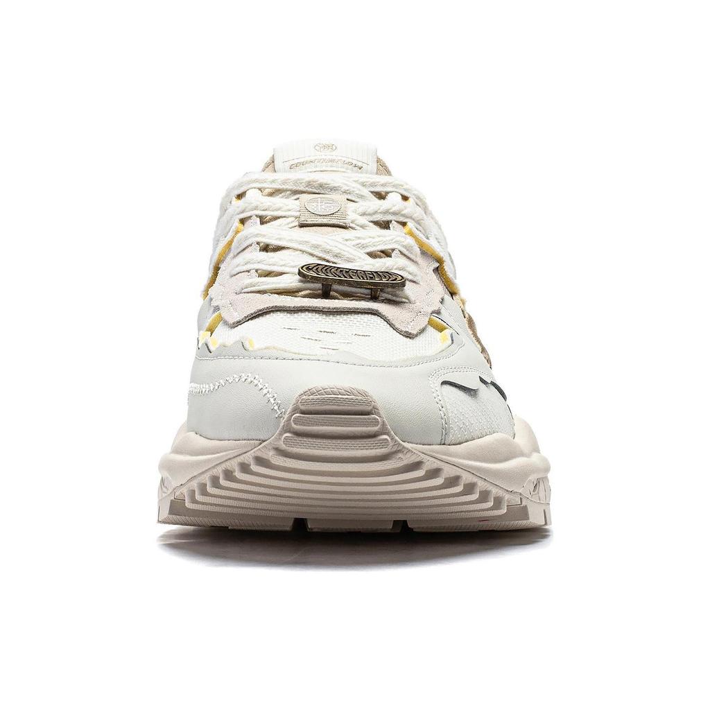 Li Ning CF Tracing Collection, Origin 2 Slip Resistant Abrasion Resistant Casual Shoes Men's White Gray AGCT323-2