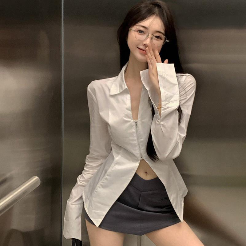 

Женская блузка, рубашка, топы с длинными рукавами, шифоновые повседневные рубашки L