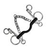 Reliable Horse Bit with Curb Hooks Chain Harness for Effective Training