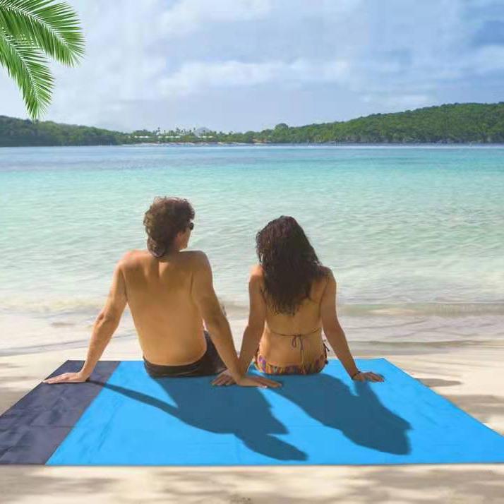 Koc plażowy Sandproof 200 X 210cm Wodoodporna mata plażowa Lekki koc piknikowy do podróży Turystyka sportowa