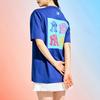 MLB SS23 Drop-Shoulder-Ärmel T-Shirt Unisex Blau 3ATSL0233-50NYL