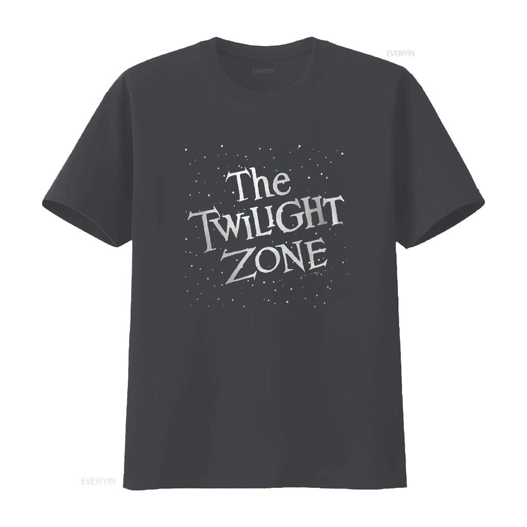 Womens The Twilight Zone Dark T Shirt Black Small Vintage Washed Streetwear Graphic Unisex Comfortable Top For Everyday Wear