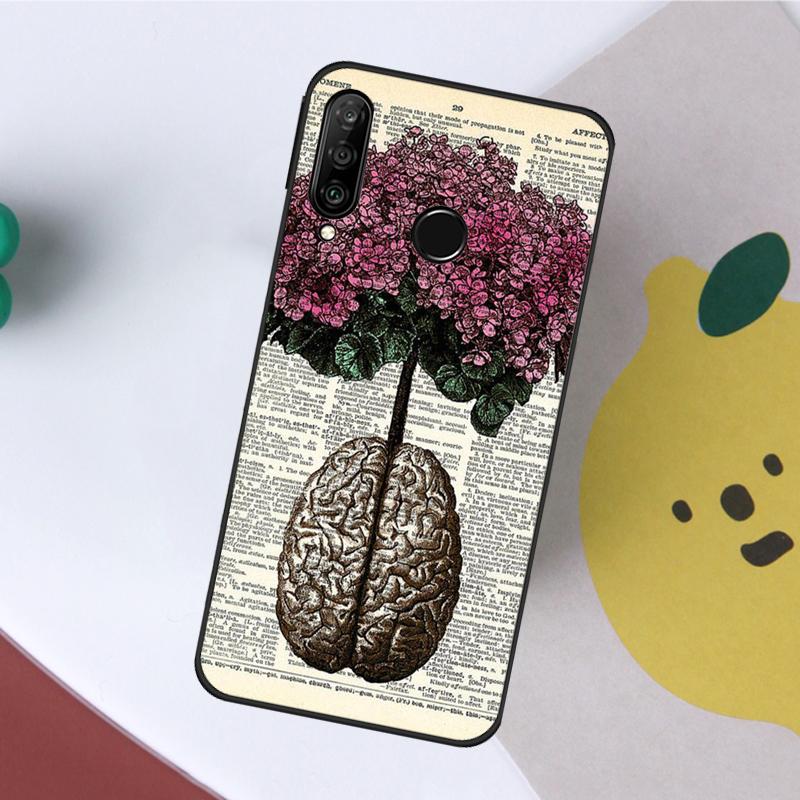 Medical Human Organs Brain Kidney For Huawei Nova 10 9 SE 11 Pro Y60 Y70 Y90 Y61 Y91 Y72 Y73 12i 11i 8i P20 P40 P30 Lite Case