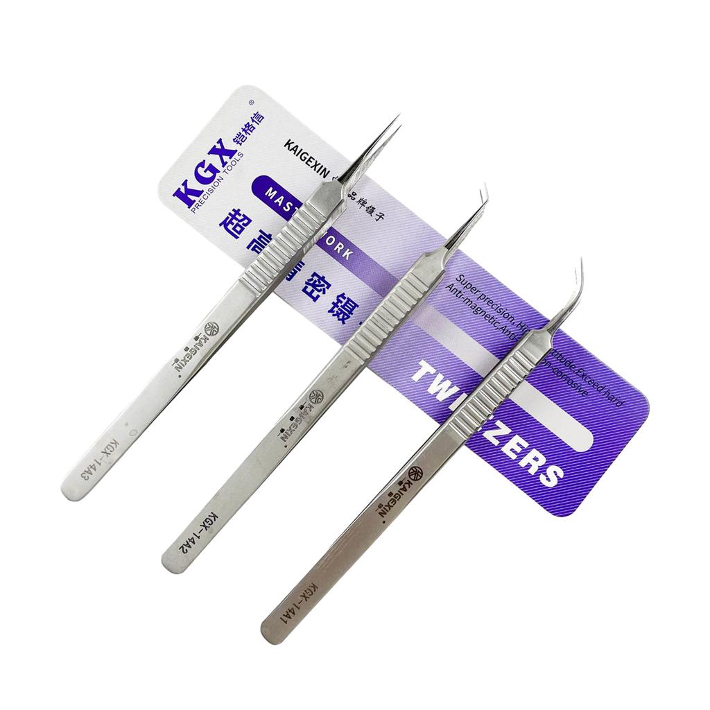 Sturdy Tweezers Electronics Precision Tweezer Perfect for Micro Soldering Mobile Phone Repair and Crafting Projects