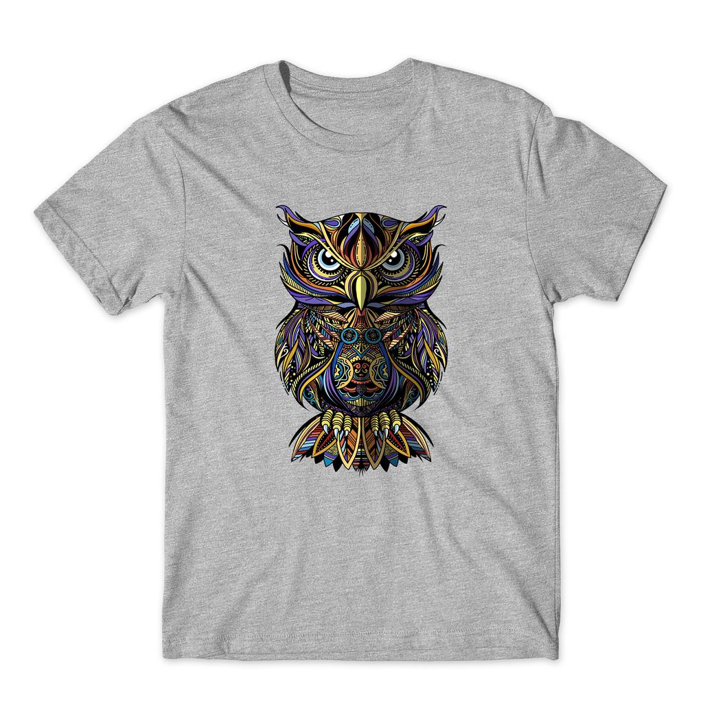 Owl Zentangle Style Coloring Art Kids Unisex TShirt