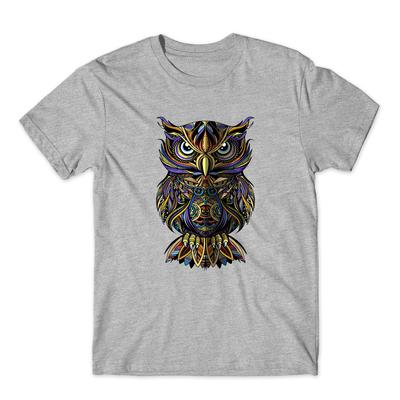 Owl Zentangle Style Coloring Art Unisex T-Shirt Mens Womens Tees Top