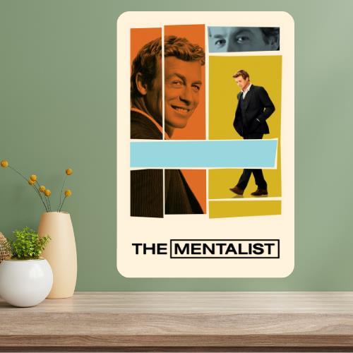 The Mentalist Classic TV Show Metal Poster Sign 20x30cm（7.8x11.8inch）