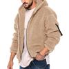 2026 Herren Doppelseitige Arktis-Fleece Kapuzenjacke mit Reißverschluss Winterjacke
