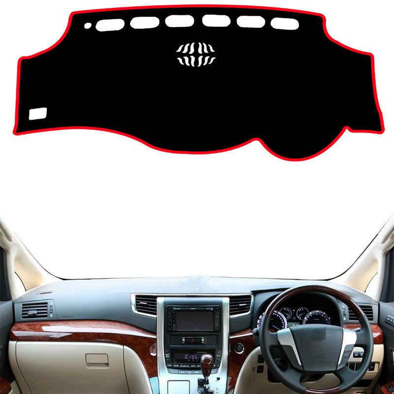 Para Toyota Alphard Vellfire 2008 2009 2010 2011-2017 Alfombrilla para Salpicadero Cubierta para Salpicadero Alfombrilla Visera Solar Alfombra para Salpicadero Accesorios para Coche