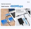 60W Cross-Border Multi-Function USB-C To USB OTG Adapter for Apple 16