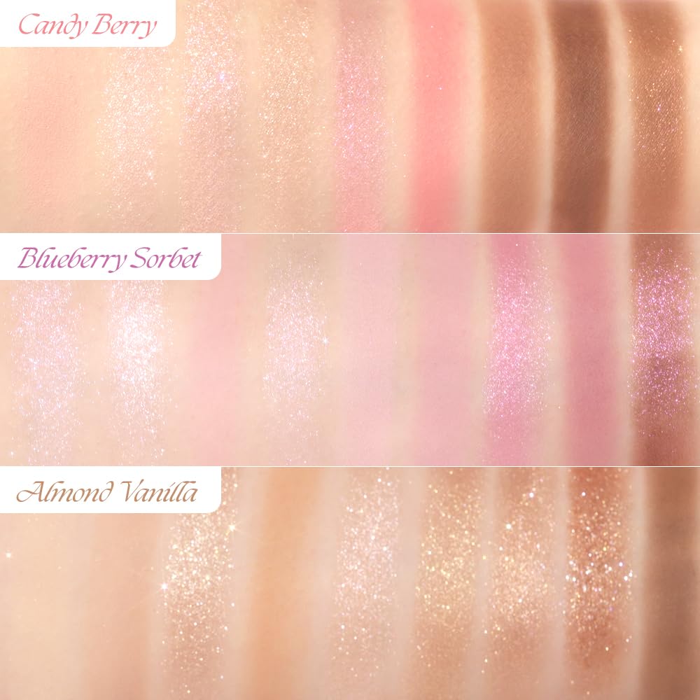 Dasique Daisique Blueberry Sorbet Eyeshadow Bag Palette "Official" #20 9-Color Palette/Eyeshadow/Tear Maker/Eyeshadow