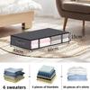 Modern Foldable Nonwoven Fabric Storage Bag For Bedroom Closet Organization