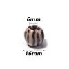 5pcs/lot 16mm Colorful Big Hole Round Beads Loose Spacer Acrylic Beads For DIY Fashion Bracelet Phone Chains Decor Accessories