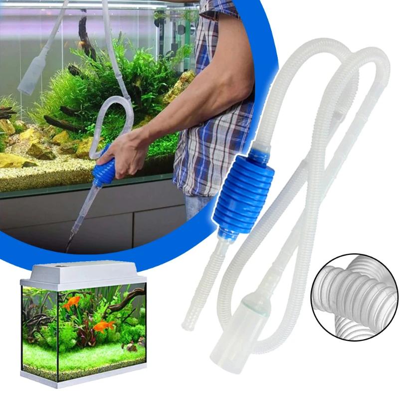 

Unique Aquarium Cleaner Tool Siphon Gravel Suction Pipe