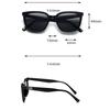 New Square Frame Sunglasses For Women, High-end Light-colored Sunglasses, Summer Sunshade, Retro Sunglasses For Men