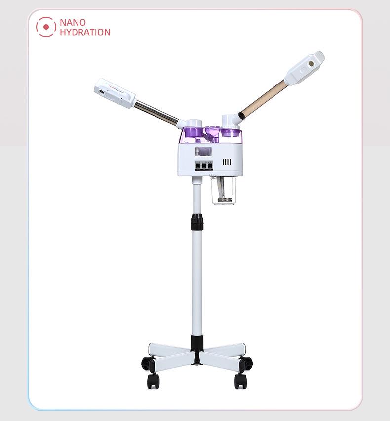 Dual-Pipe Hot & Cold Facial Steamer Hydrating Beauty Instrument