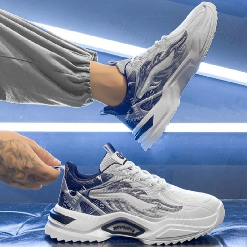 Fashion Men Casual Sports Shoes Autumn Comfortable Non Slip Outdoor Running Shoes Lace Up Breathable Men Sneakers Zapatillas De Hombre