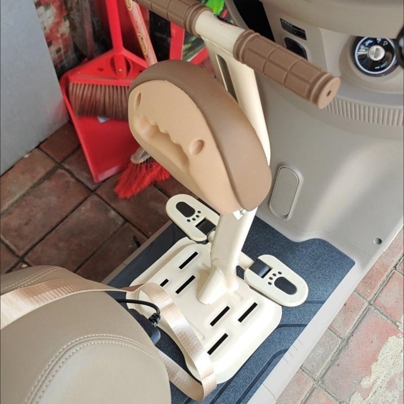 Universal Front-Mounted Electric Bicycle Safety Seat for Children – Foldable Design