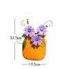 1Pcs Handmade Painted Iron Vases Wall Decorations Vase Arrangement Home Decor Ornaments Garden Decor Balcony Decors Villa Decors