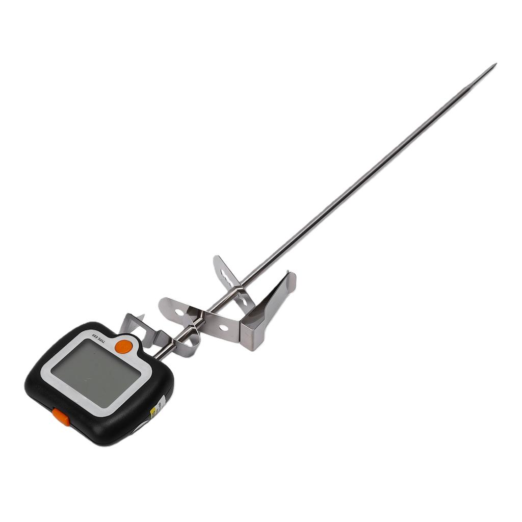 Digital Candy Thermometer with Pot Clip 25cm Stainless Steel Probe Kitchen Cooking Thermometer for Jam Chocolate Candy