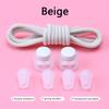 Spring Lock Shoelaces No Tie Shoe Laces Sneakers Round Elastic Shoe Lace Kid Adult Quick Without Ties Shoestrings Rubber Bands