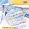 High-Capacity Japanese Minimalist Pencil Case for Middle and Primary School Girls