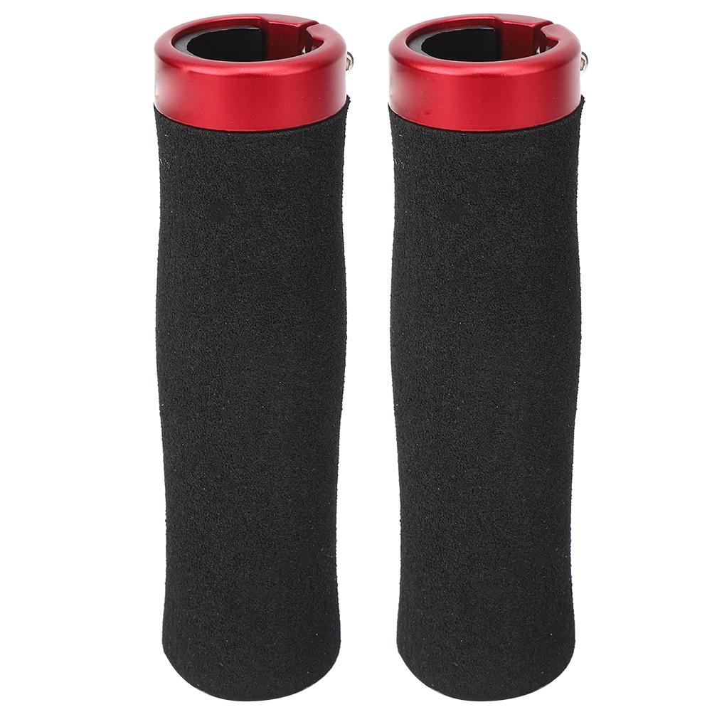 A Pair of High Density Soft Sponge Hard Plastic Mountain Bike Handlebar Cover Lock Grips Cycling Accessory