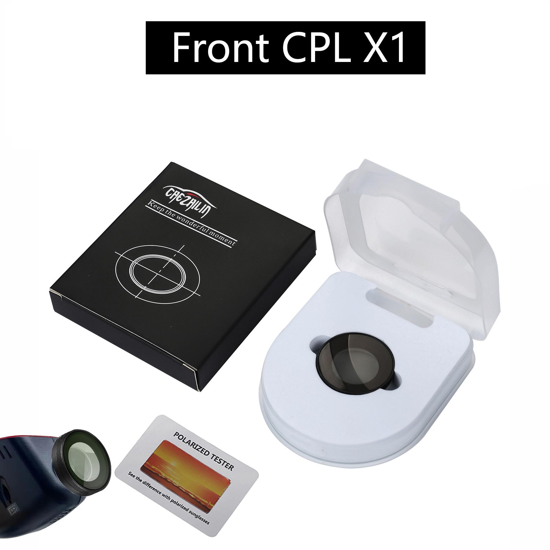 

for FITCAMX CPL Filter Anti-Glare Circular Polarizing Lens, Only for FITCAMX Dash Camera for FITCAMX Rear Camera CPL Filter Front CPL