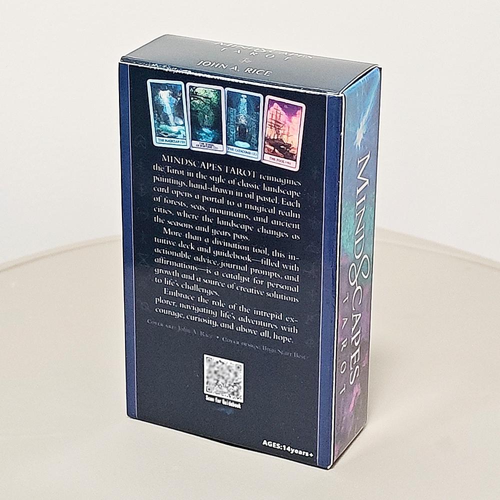 Mindscapes Tarot Deck 80 Pcs Cards Hand-drawn In Oil Pastel In The Style of Classical Landscape Painting 10.3*6cm