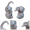 2Pcs Cute Climbing Statues Flower Pot Hugger Climbing Animals Hanging Sculpture Outdoor Planter Pot Decorations for Home