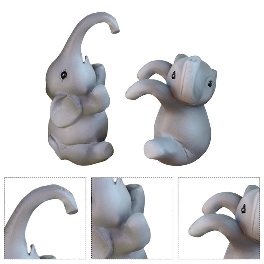 2Pcs Cute Climbing Statues Flower Pot Hugger Climbing Animals Hanging Sculpture Outdoor Planter Pot Decorations for Home