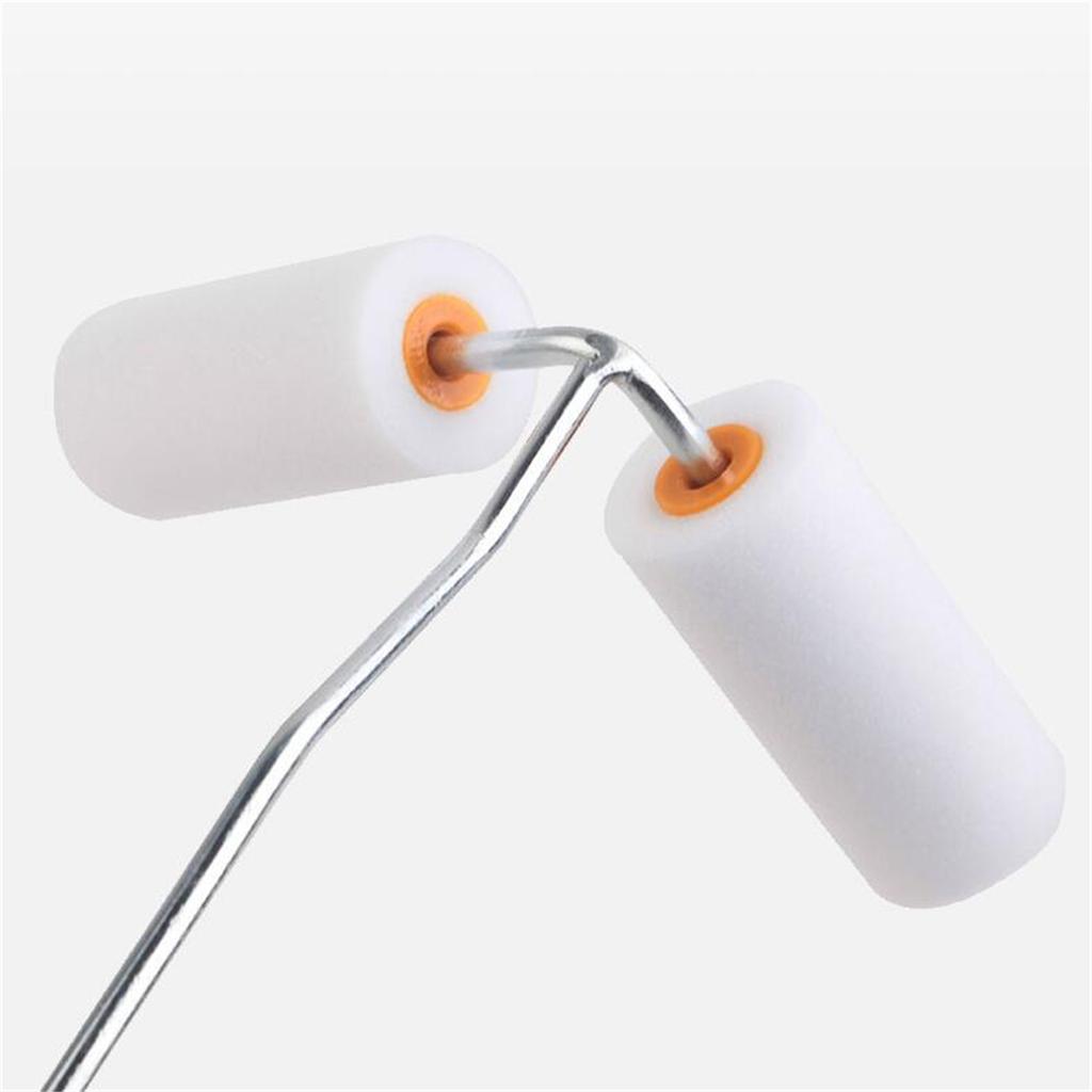 4inch Double Cylinder Sponge Roller Painting Brush Paint Tools For Spraying Spindles Pipes Railings Fences
