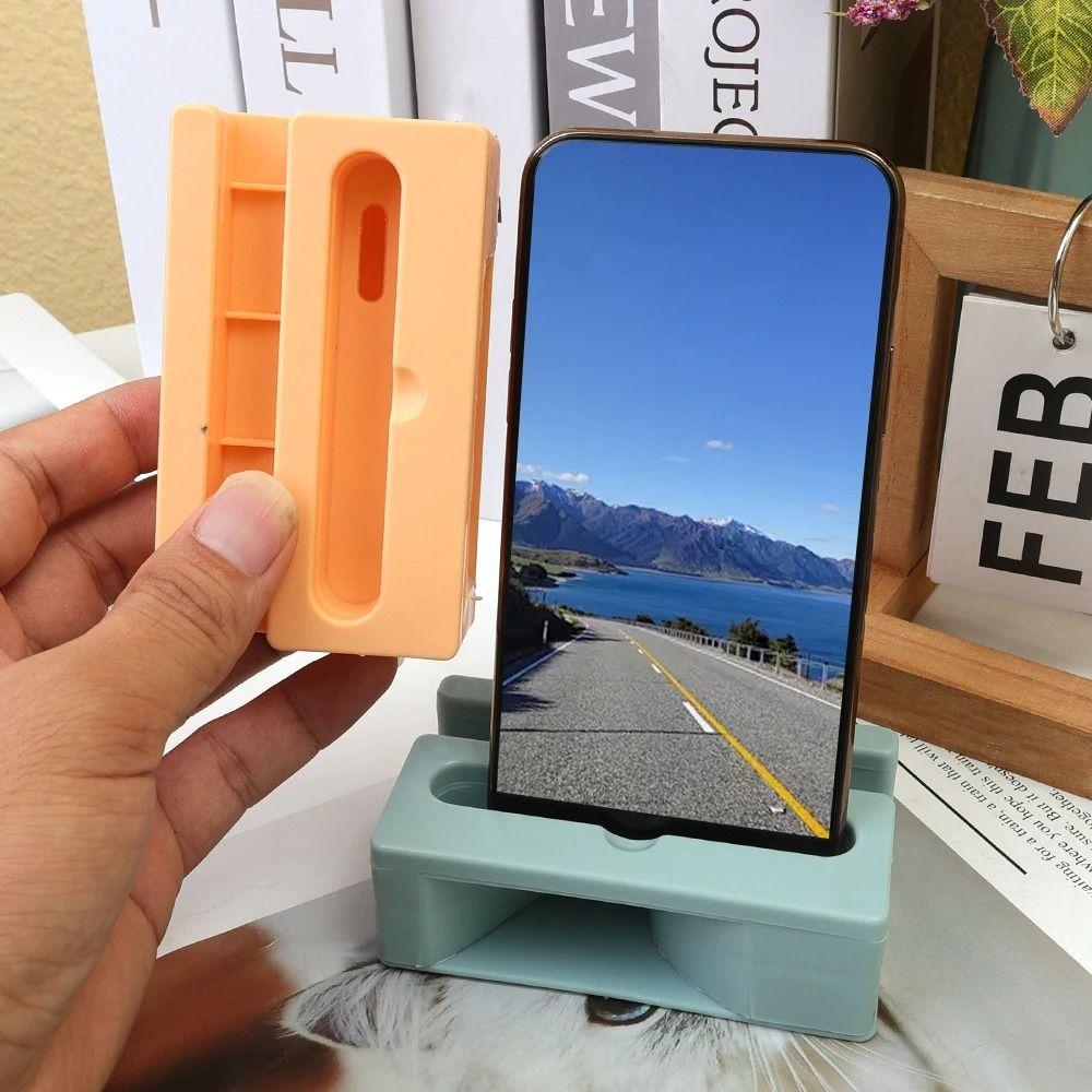 Plastic Cell Phone Stand Vertical Phone Stand Sound Amplifier  Mobile Phone Accessories