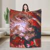 Warm Soft Blanket Airplane Travel Heaven Official's Blessing Throw Blanket  Flannel Bedspread For Bedroom Novelty Sofa Bed Cover