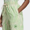 adidas Knitted Sweatpants Women's Shimmery Green Moderate Cuffed Pants HS0987