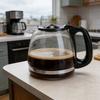 Glass Coffee Pot Easy to Clean Heat Cold Proof Coffee Maker Replacement   with Handle