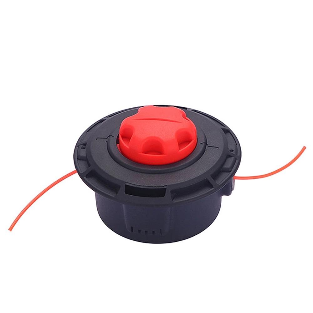 Petrol Mower Trimmer Head M10x1.25 for FUXTEC Strimmer Bump Feed Line Spool Lawn Mower Brush Cutter Garden Power Tool Accessorie