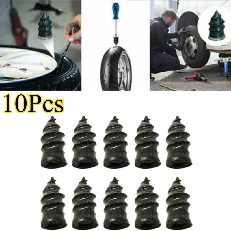 10Pcs/Set Vacuum Tire Repair Nails Car Motorcycle Biker Wheels Tire Repair Rubber Nail