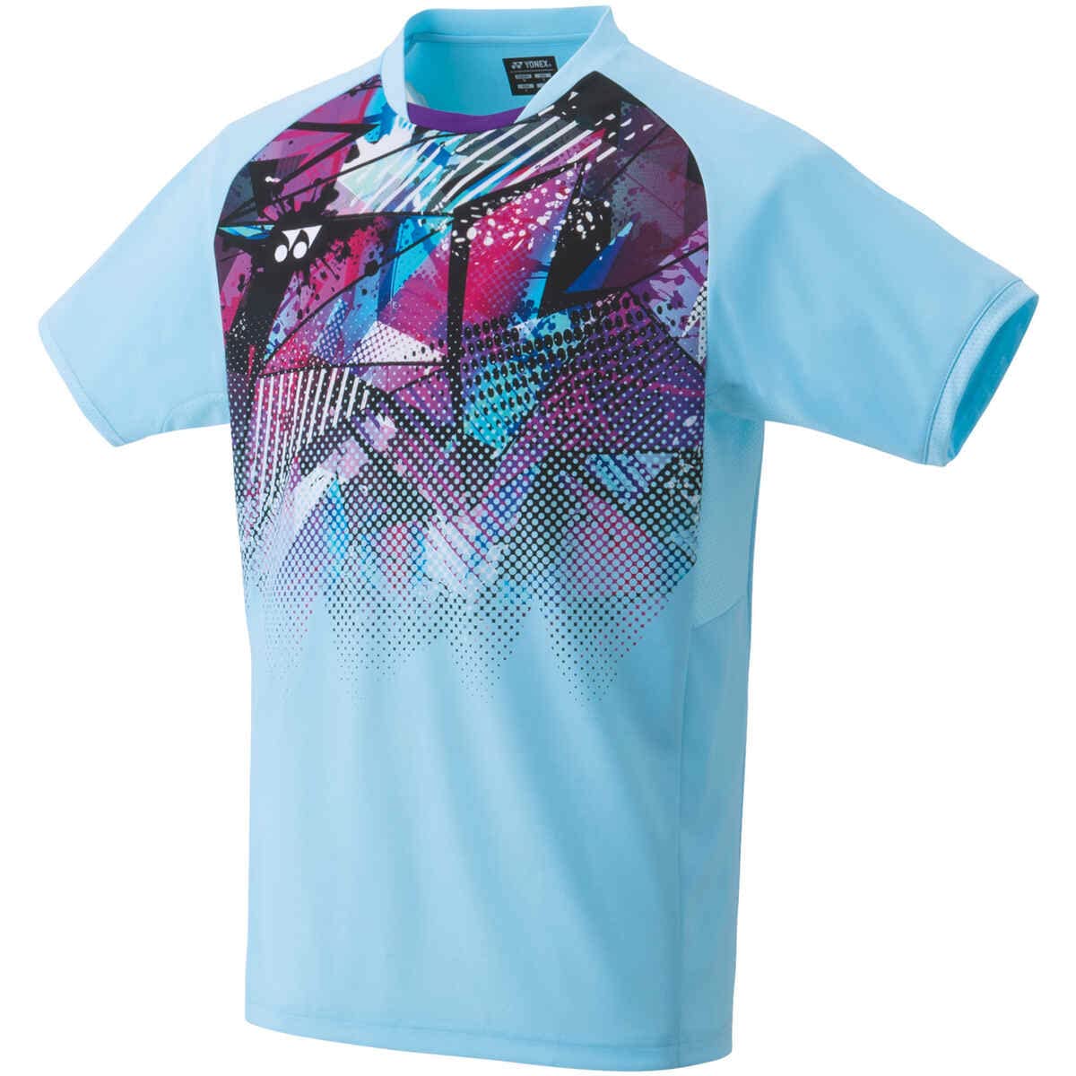 

Рубашка с коротким рукавом Game Shirt Aqua Blue L [Yonex] (Подходящий стиль) Мужской (111)