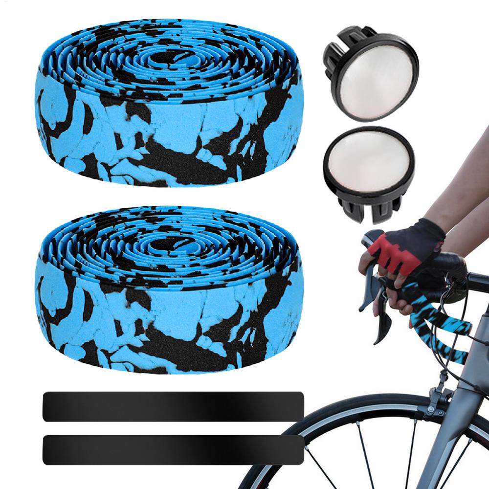 Bicycle Handlebar Wrap EVA Wrap Shock-Absorbing Grip Adhesive Bicycle Handlebar Tapes For Riding Motorcycling Comfort Upgrade