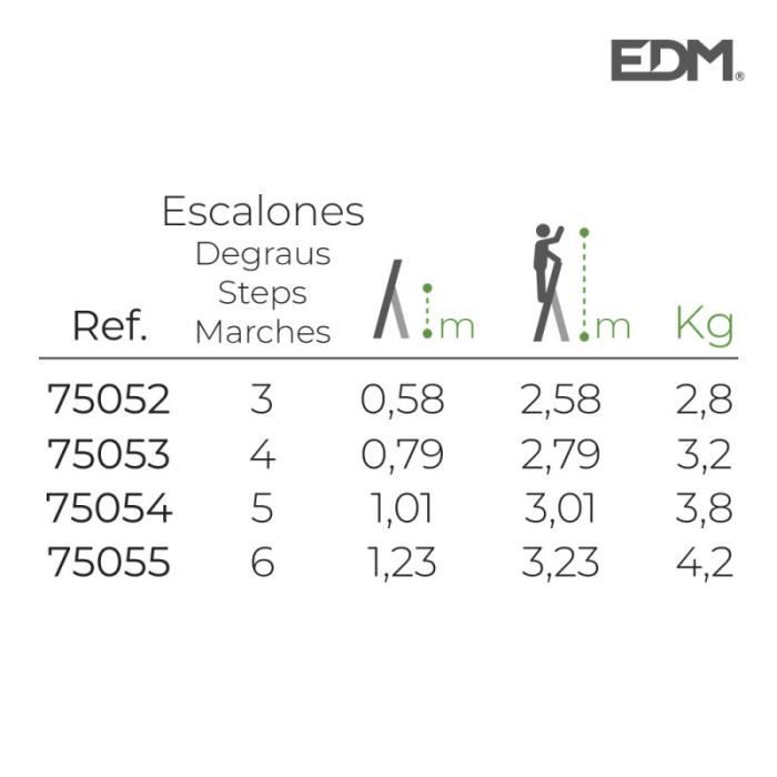 Échelle Domestique Aluminium 5