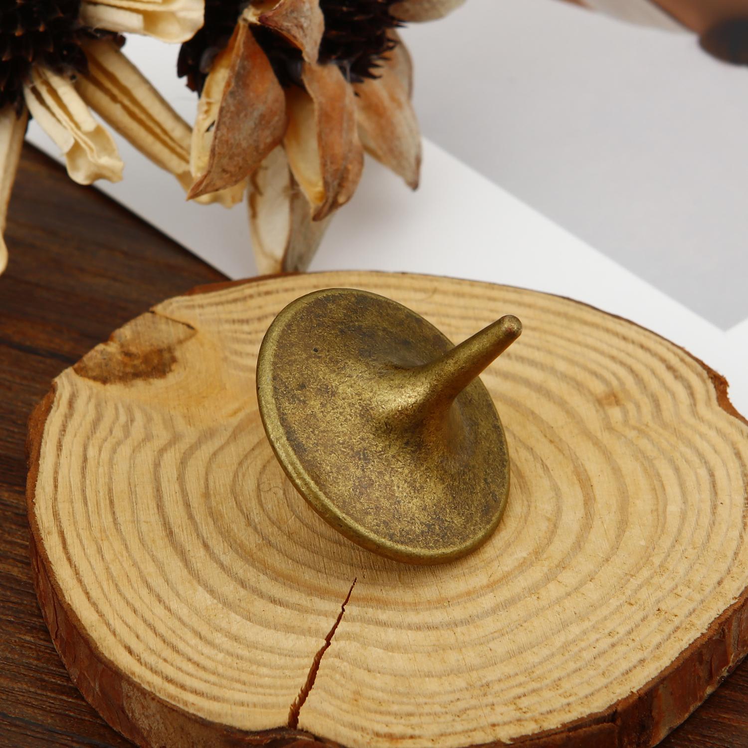 

Горячий фильм Тотем Металлический Гироскоп Золотая Рука Вращающийся Волчок Кончики Пальцев Маленький Циклон Гироскоп Антистресс Непоседа Игрушки Для Детей Подарки бронзовый