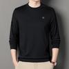 New T-shirt Sweater Autumn Fashion Round Neck Pullover Middle-Aged Korean Style Casual and Comfortable Men's Base Hoodie