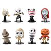8Pcs/Set 6pcs/set The Nightmare Before Christmas Jack Skellington Model Figure Toys