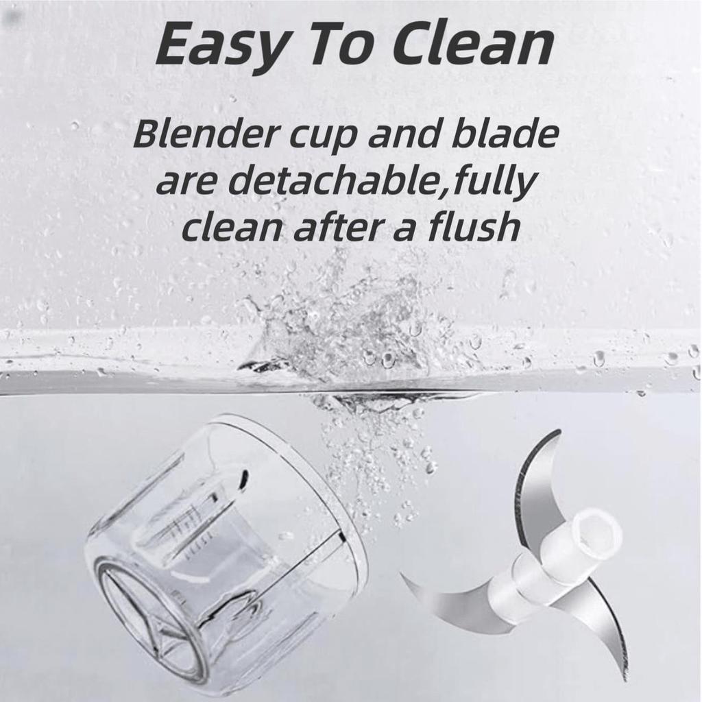 Wireless Portable Electric Garlic Chopper, Mini Garlic Masher, Compact Easy-use Kitchen Tool