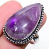 Sage Amethyst Gemstone Handmade 925 Sterling Silver Jewelry Ring Size 8.5