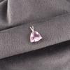 Morganite Gemstone 925 Sterling Silver Jewelry Triangle Shape Pendant 0.58" CZP-15-11