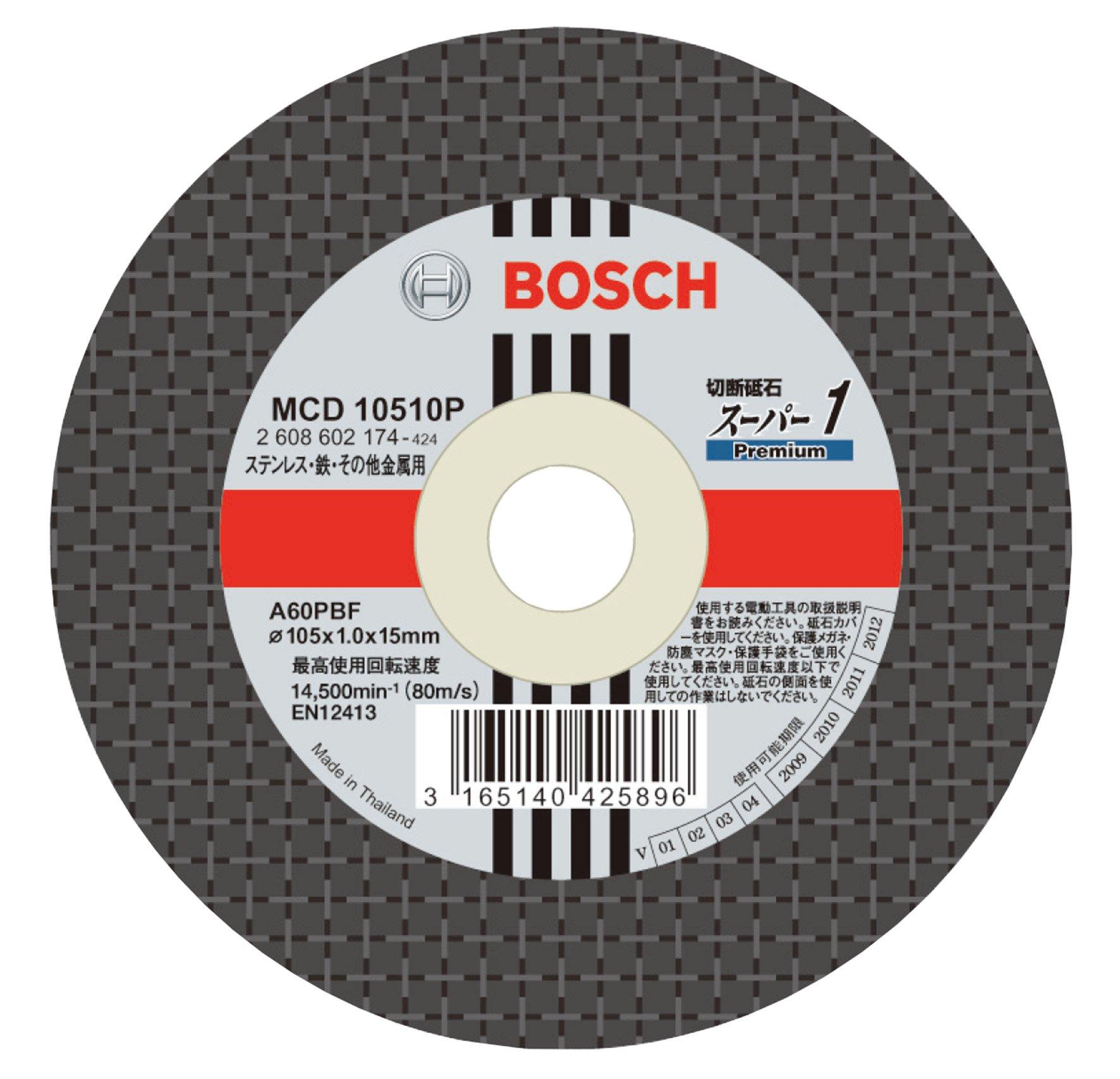 

Отрезной круг BOSCH Super 1 Premium 10 шт. [MCD10510P/10]