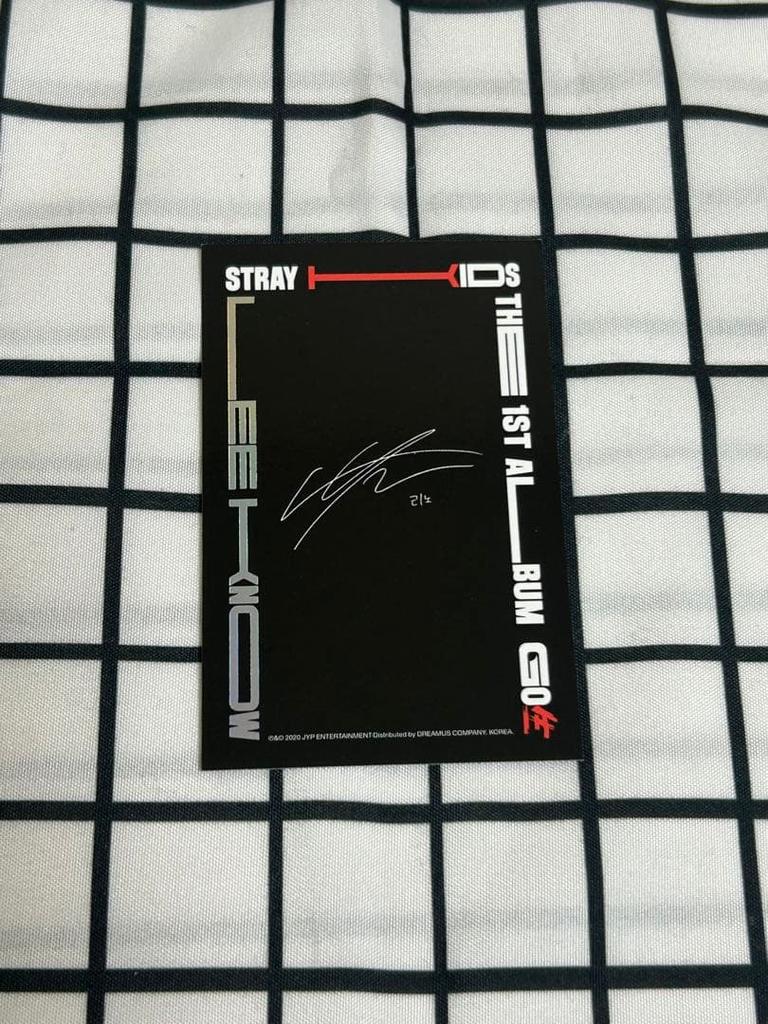 [USED] Stray Kids GO-sei Reno Limited Edition Trading Card