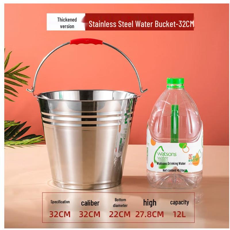 Lijia Kitchenware Stainless Steel Bucket